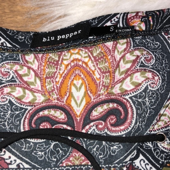 Blu Pepper sexy small boho fringe tunic/dress - Picture 4 of 6